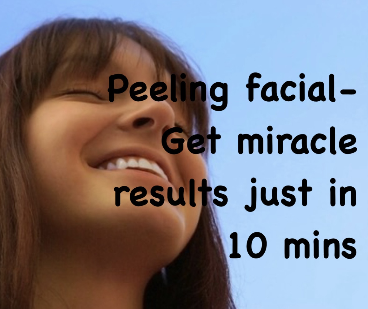 Peeling facial