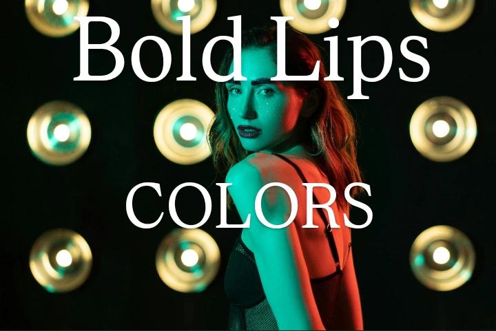 bold lips color